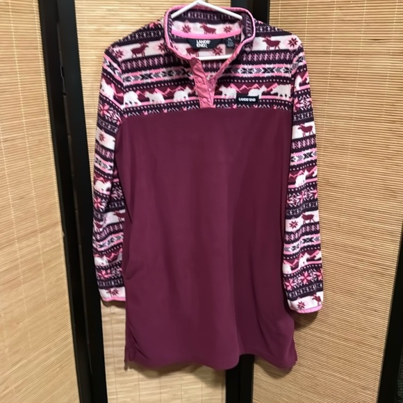 Land’s End fleece dress - Picture 1 of 5